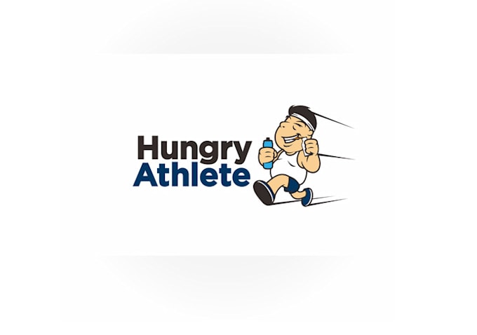 design wonderful hungry athlete logo