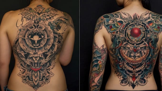 draw custom tattoo designs