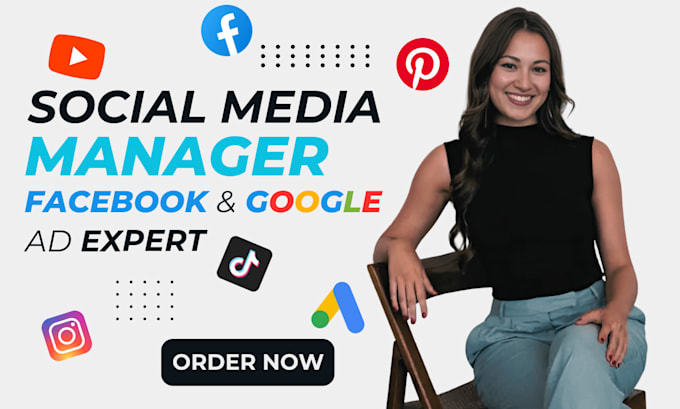 be social media manager facebook marketing ig post tiktok shop youtube ads