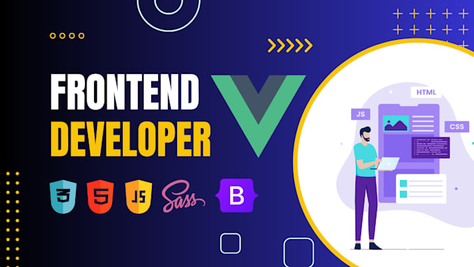 be your frontend developer react, HTML CSS, bootstrap