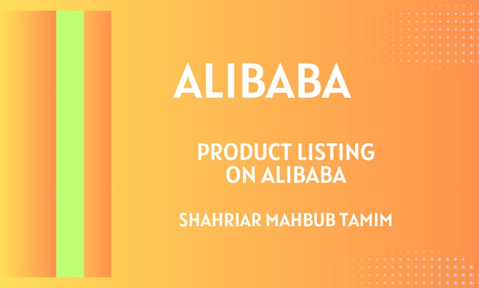 do products listing on alibaba