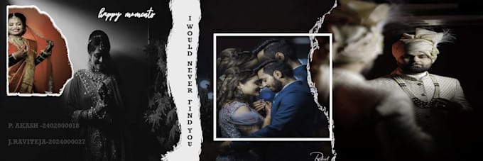 create custom albums and video editing for events projects