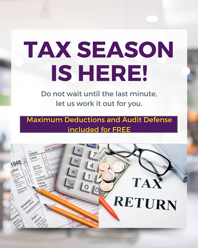 prepare your personal tax returns including self employment