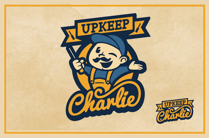 draw unique cartoon mascot logo