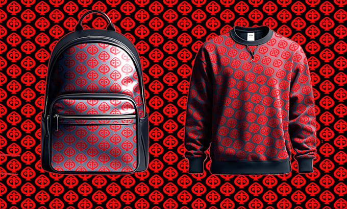 design seamless monogram luxury all over logo pattern
