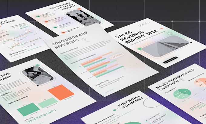 design a business report and prososal