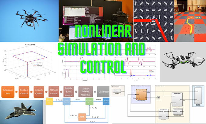 develop nonlinear flight simulators for aircrafts, uavs and drones