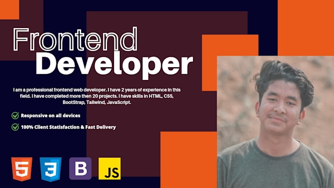 build a professional and responsive landing page website
