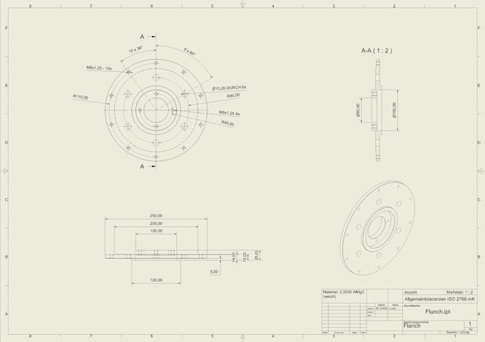 create your technical drawing