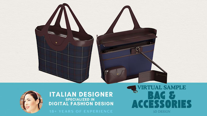 do clo3d bag designs with tech pack