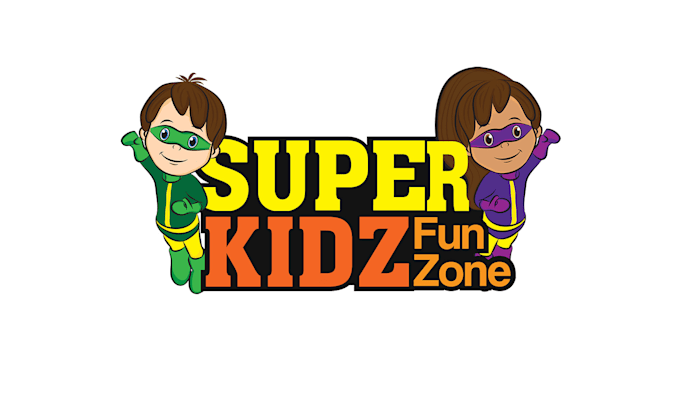 design unique kids supervision logo