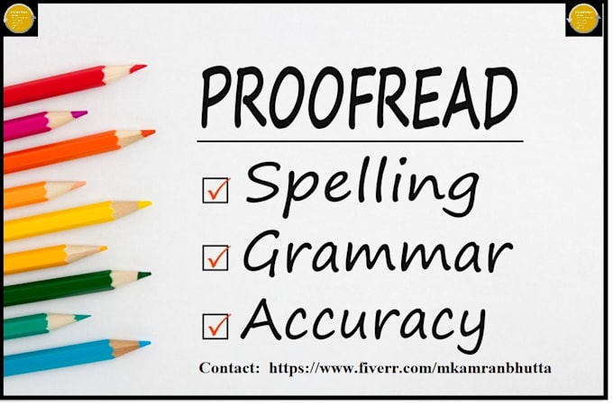 proofread and edit for perfect grammar