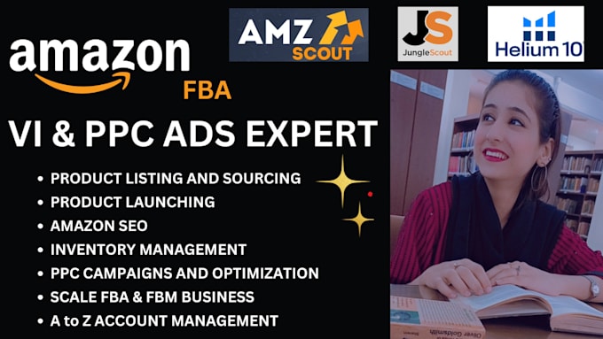 setup, manage, optimize amazon PPC campaigns, fba PPC ads campaign, PPC expert