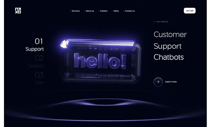 Create interactive responsive web page using react threejs gsap webgl ...