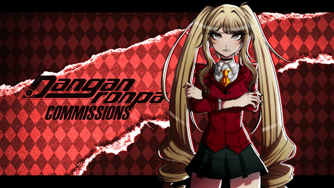 draw in the danganronpa style