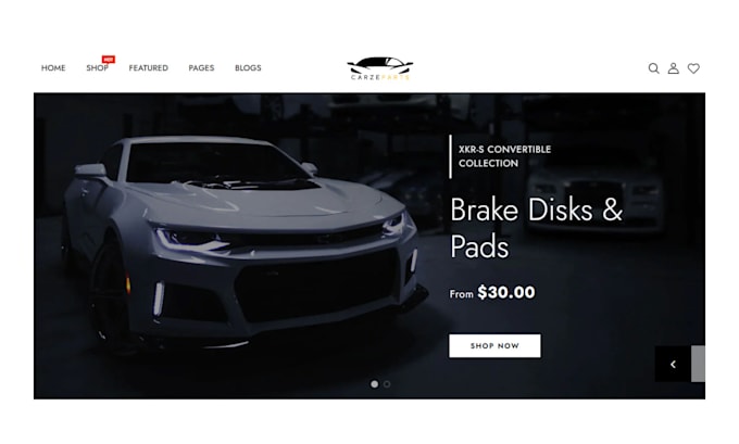 build auto part shopify store automotive store auto part store auto part website