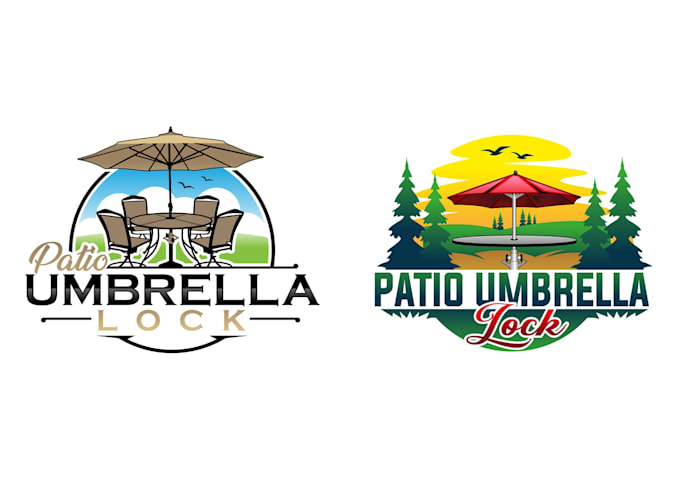 design unique umbrella logo with unlimited revision