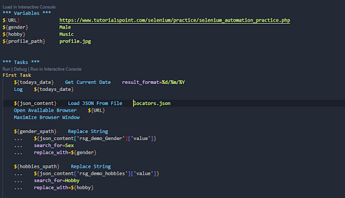 Develop rpa scripts with python and robot framework by Mmoizs | Fiverr