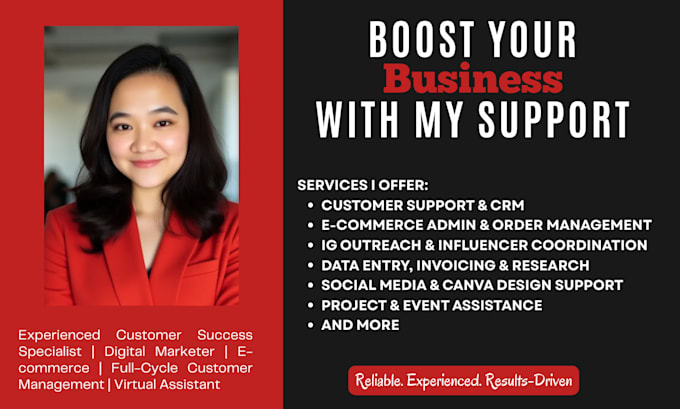 be your reliable virtual business assistant