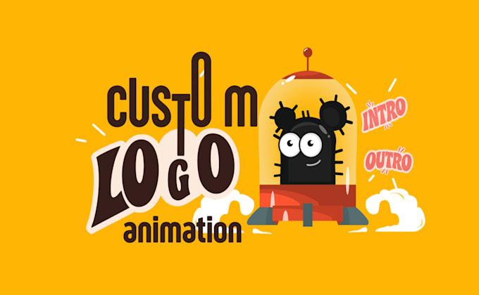 create a custom 2d logo animation or intro