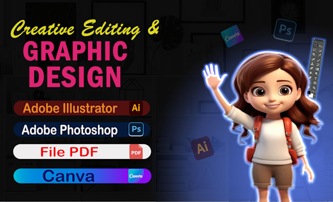 do all the graphic design and adobe illustrator work required