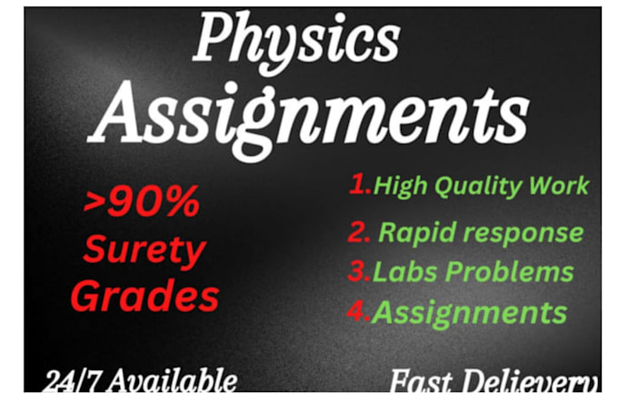 do physics projects, problems, labs and labs report
