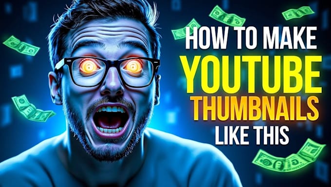 create a catchy youtube thumbnails