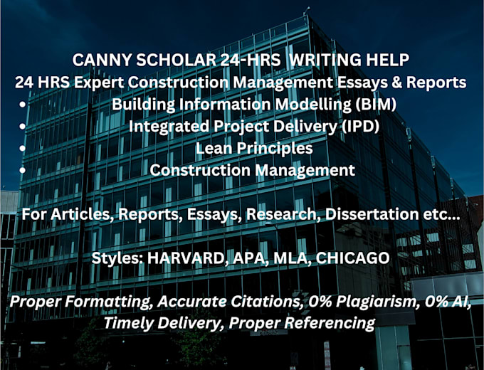 write bim, ipd, and lean construction management reports