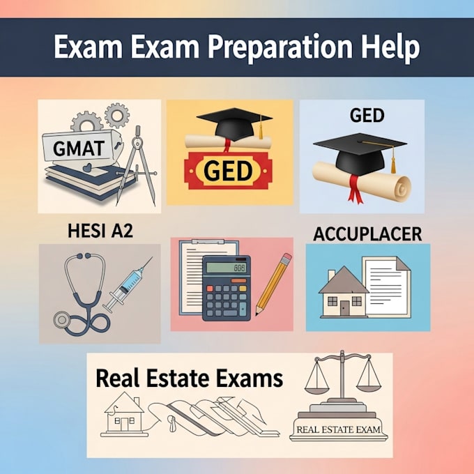help in gmat ged hesi a2 accuplacer real estate certificate