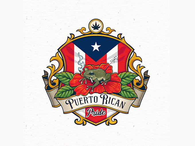 design puerto ric an pride logo