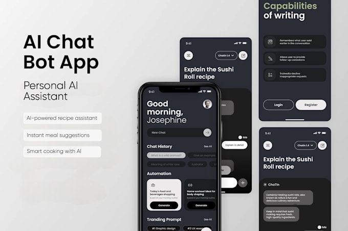 build ai chatbots, ai web ,mobile apps, ai saas solutions with integration