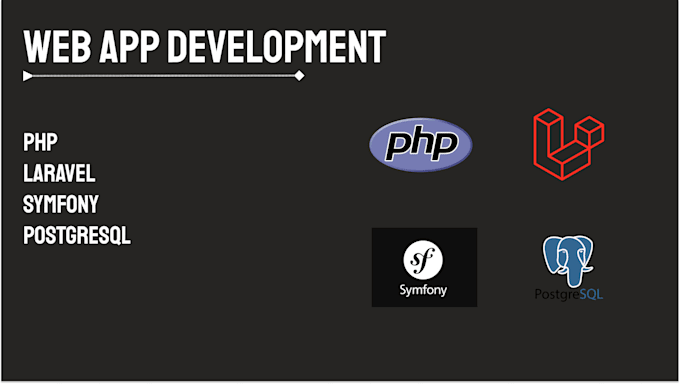 develop and maintain your PHP, symfony or laravel app