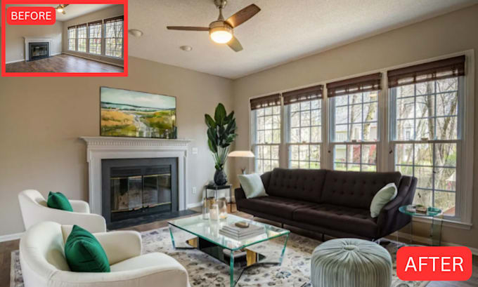 virtually stage and renovate your home to attract buyers