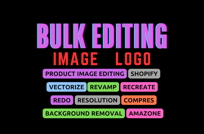 resize image and logo, vector, edit ,background removing,