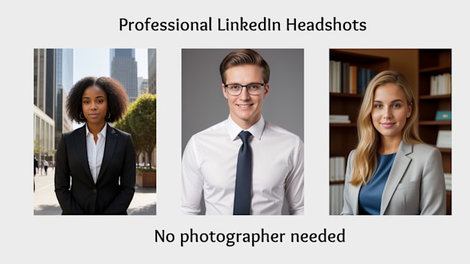 create ai generated linkedin profile photo headshots