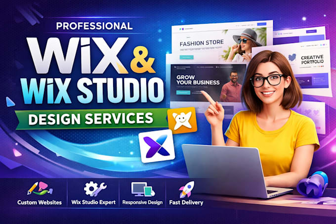 create or redesign your wix studio and wix editor website as a wix expert