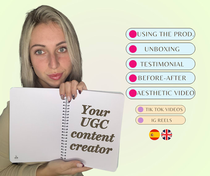 create a video to ads in english