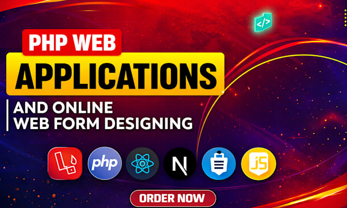 develop secure web applications with HTML PHP react or next
