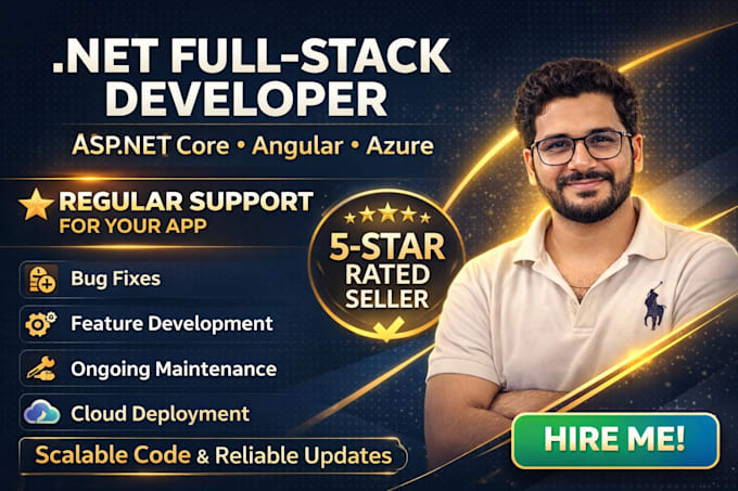 fix and troubleshoot dot net core web API and angular bugs