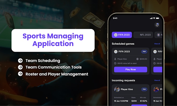 develop an app like teamsnap sportsengine