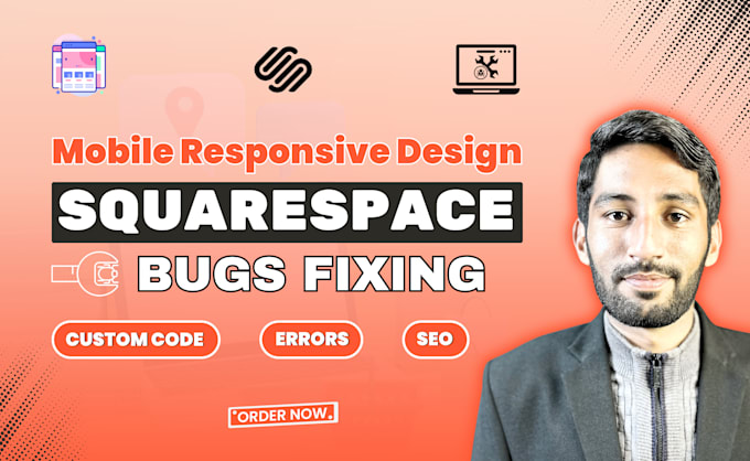 fix squarespace SEO issues, bugs, and custom code errors