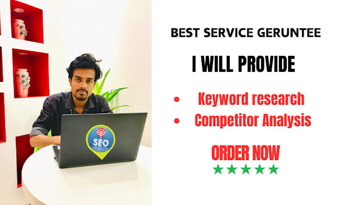 do SEO keyword research and competitor analysis