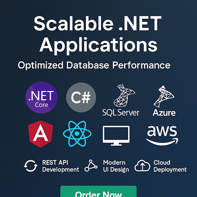 develop scalable dot net applications with optimized database performance