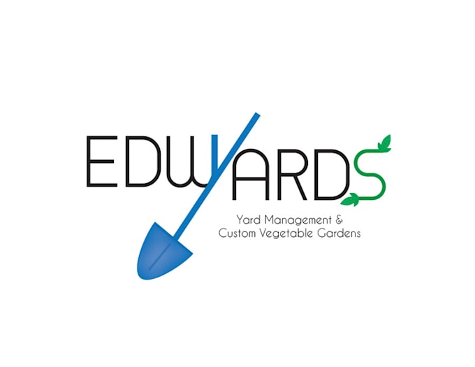 make existing minimal organic gardening logo