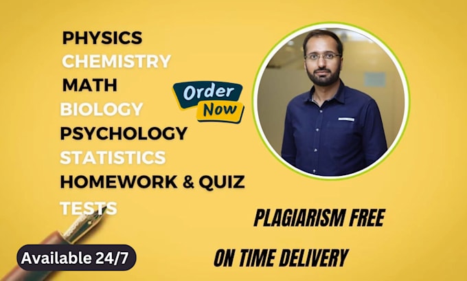 tutor in chemistry physics biology math calculus discrete math linear algebra