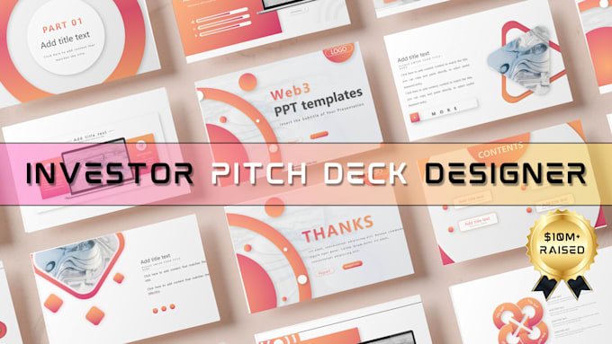 design digital brochure , investor pitch deck, executive summary, presentation