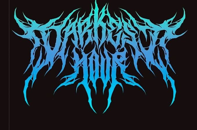 create black metal logo bands