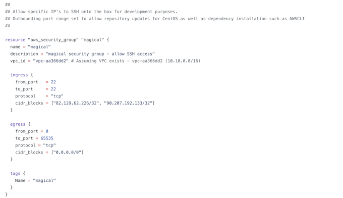 fix your infrastructure as code