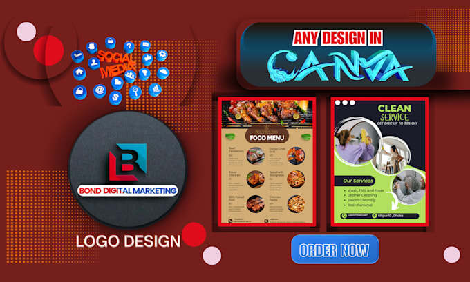 design professional cv, flyer and infographics using canva
