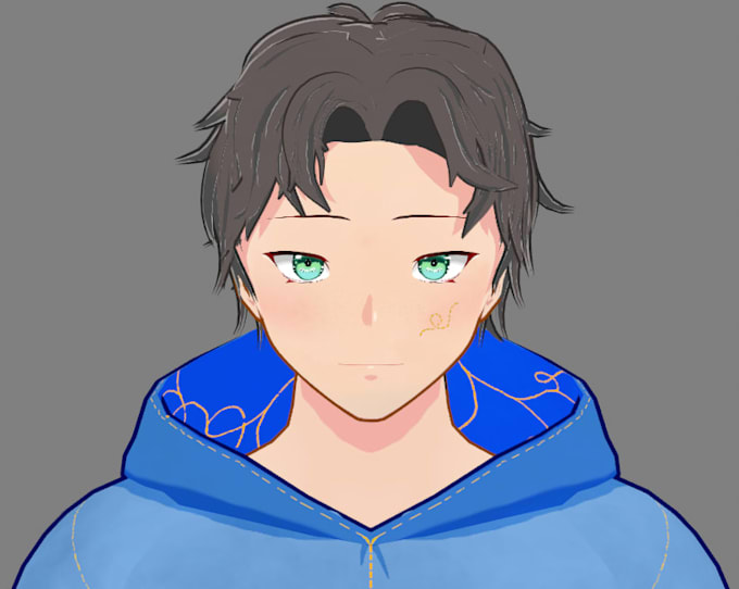 create a 3d vroid avatar and its emotions